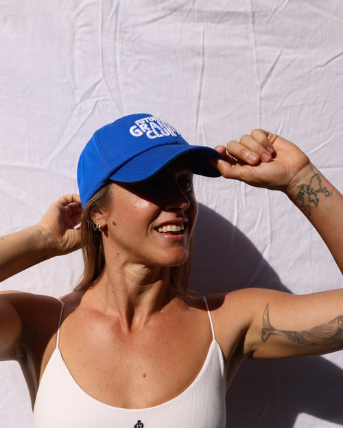 'Future Fit Granny Club' organic cotton cap