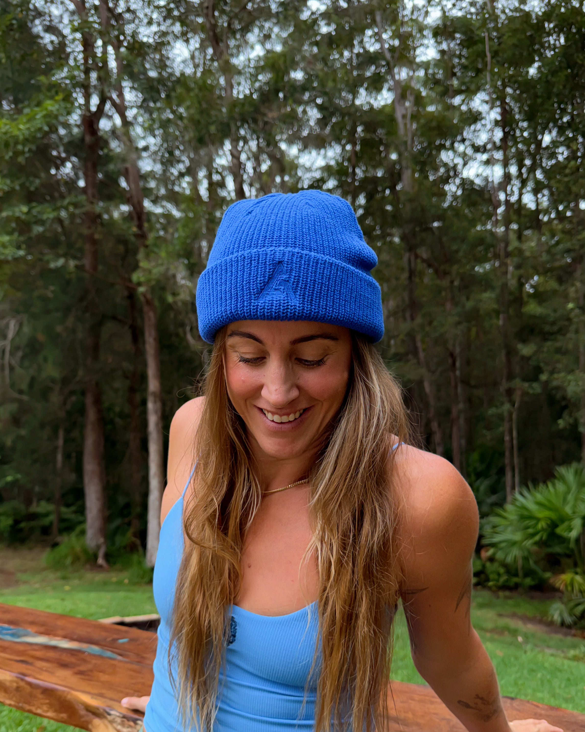 Merino Wool CORE beanie - Azure